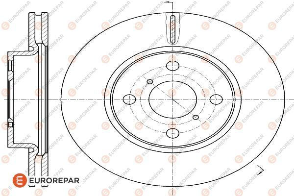 Eurorepar Brake Disc - 1618890180
