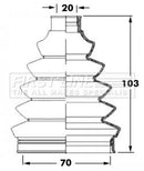First Line Cv Joint Boot Kit Part No -FCB6047