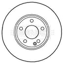 Borg & Beck Brake Disc Pair Part No -BBD5268