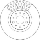 Disctech Brake Disc - Fits Fiat, Jaguar - ABD3395 - Front Axle