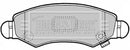 Borg & Beck Front Brake Pad Set -BBP1900