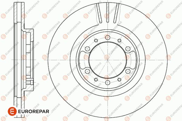 Eurorepar Brake Disc - 1642764180