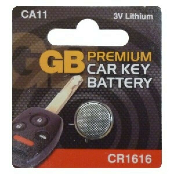 GB Premium 3V Keyfob Battery - CR1616