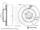 Blue Print Rear Left Brake Disc - ADBP430063