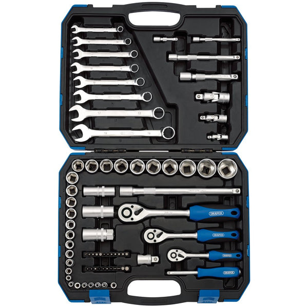 1/4", 3/8" and 1/2" Sq. Dr. Metric Tool Kit (75 Piece) - 16364