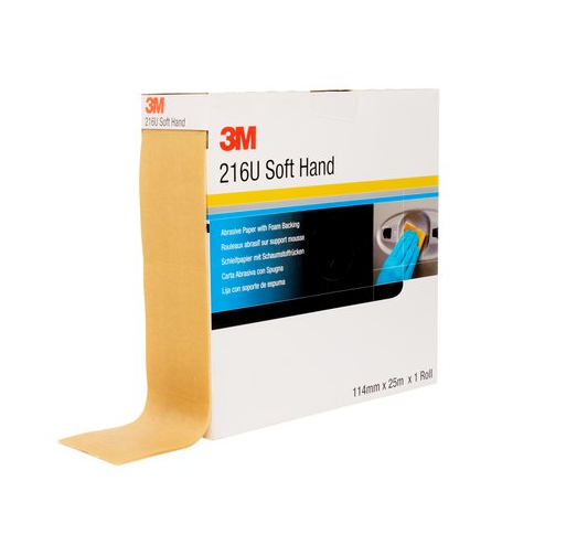 3M p800 Soft Hand Abrasive Roll 216U - 50340