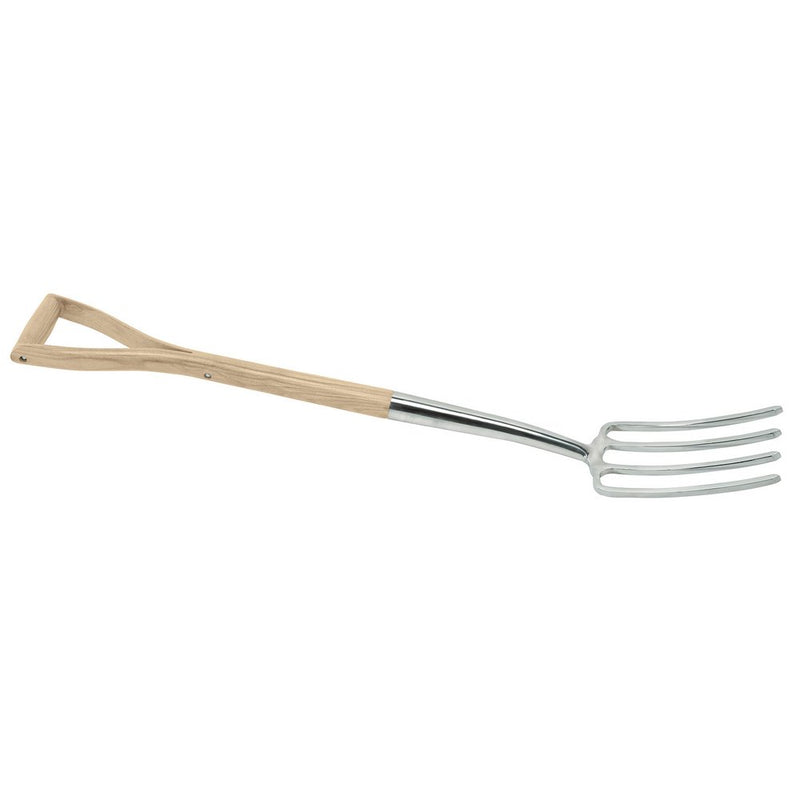 Draper Heritage Stainless Steel Border Fork with Ash Handle - 99011