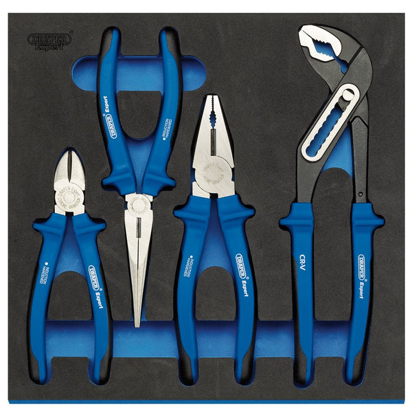 Heavy Duty Plier Set in 1/2 Drawer EVA Insert Tray (4 Piece) - 63263