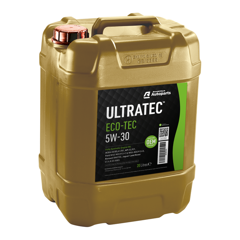 Ultratec EcoTec F1 5W30 Oil 20ltr - E396-20L