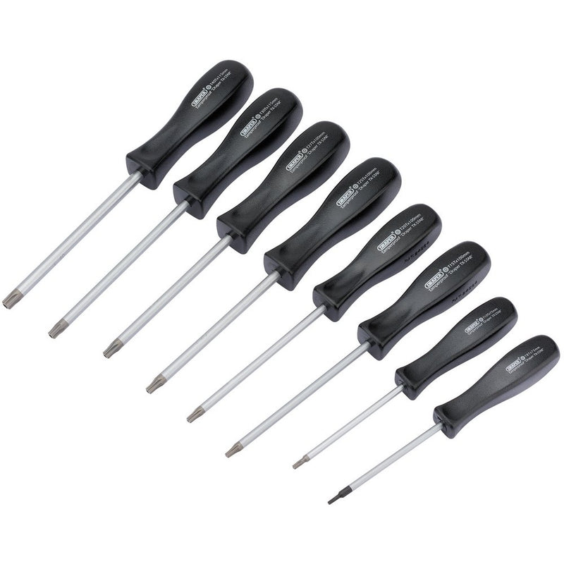 Mechanics Draper TX-STAR Security Screwdriver Set (8 Piece) - 27017