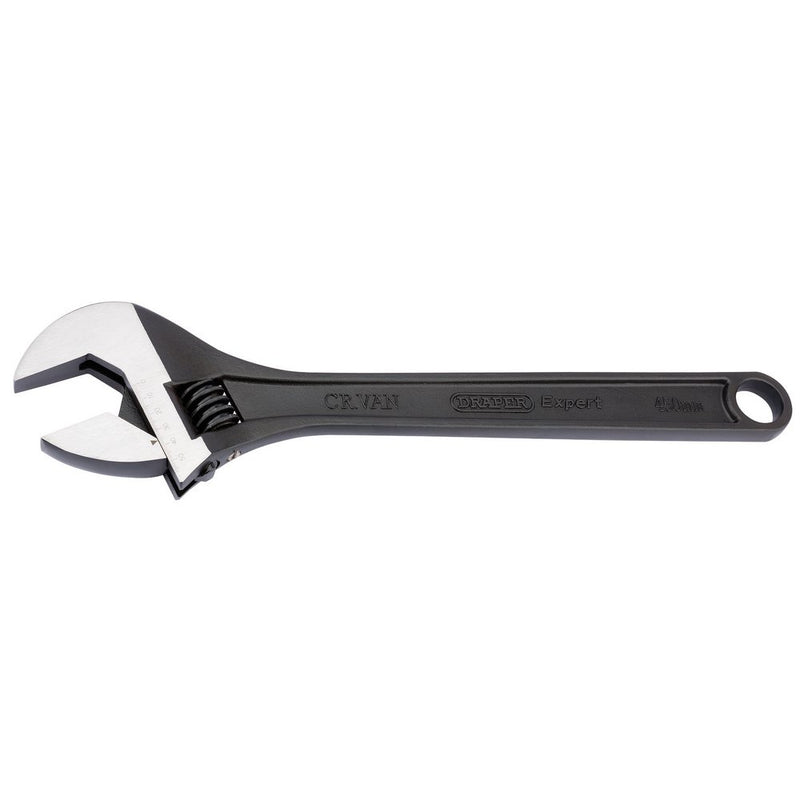 450mm Crescent-Type Adjustable Wrench with Phosphate Finish - 52684