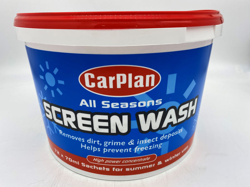 Car Plan Screenwash Sachet Bucket (72) - SCL072