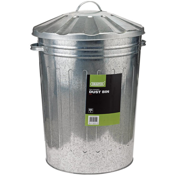 Galvanised Dust Bin (85L) - 53254