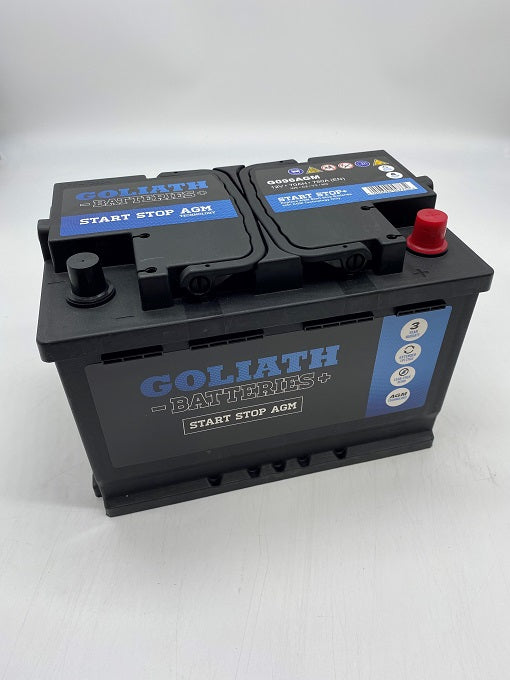 Goliath G096 AGM - 096 AGM 70Ah 760A Start Stop Battery - 3 Year Warranty