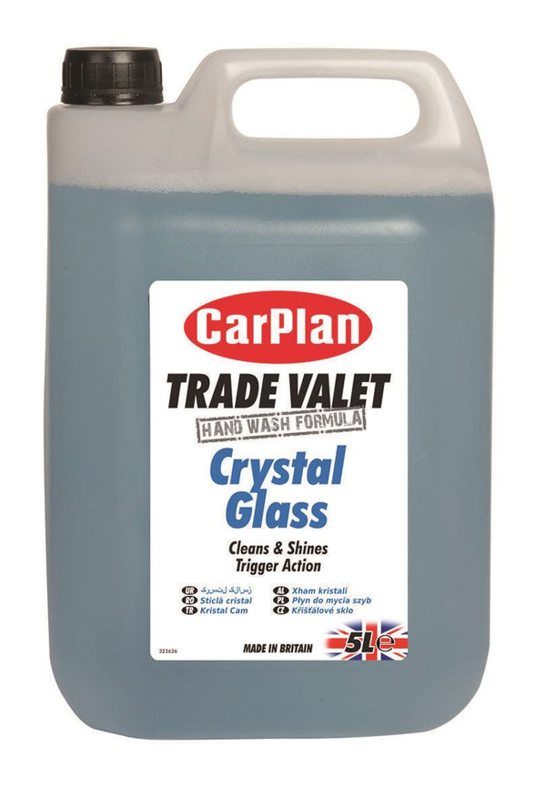 CarPlan Trade Valet Crystal Glass Cleaner - 5L