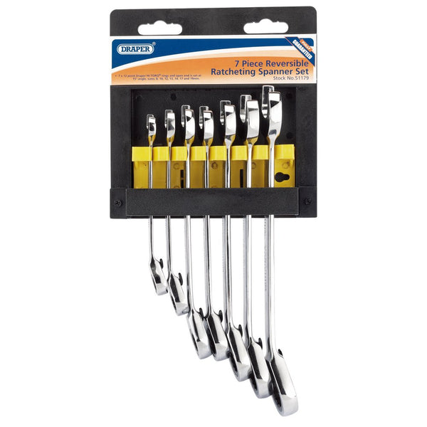 Metric Ratcheting Combination Spanner Set (7 Piece) - 51179