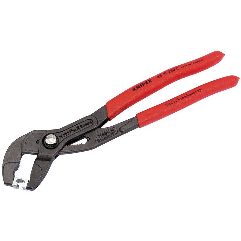 Knipex 85 51 250C Hose Clamp Pliers For Clic And Clic R Hose Clamps (250mm) - 82574