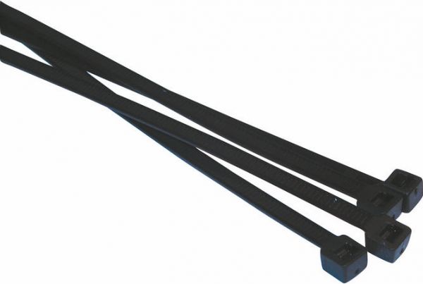 4" Black Cable Ties - 245501