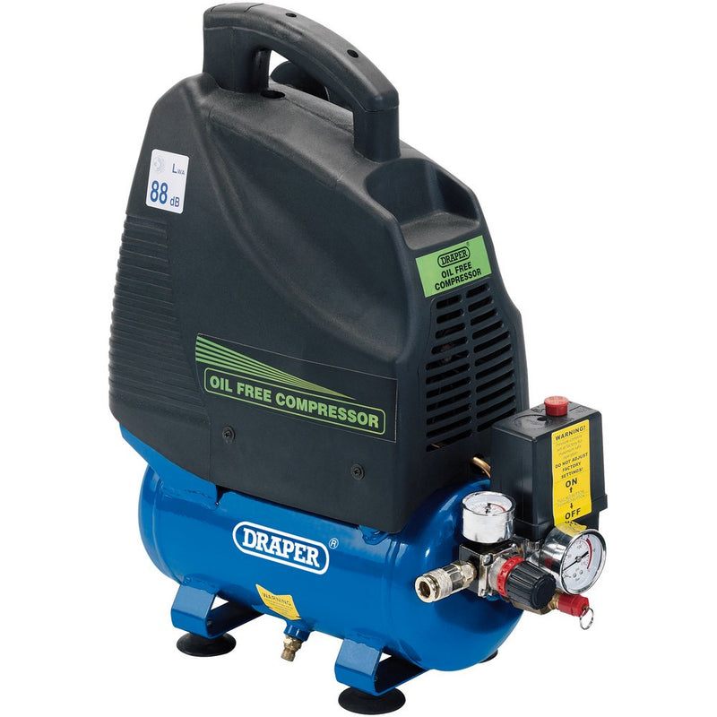 6L Oil-Free Air Compressor (1.1kW) - 24974