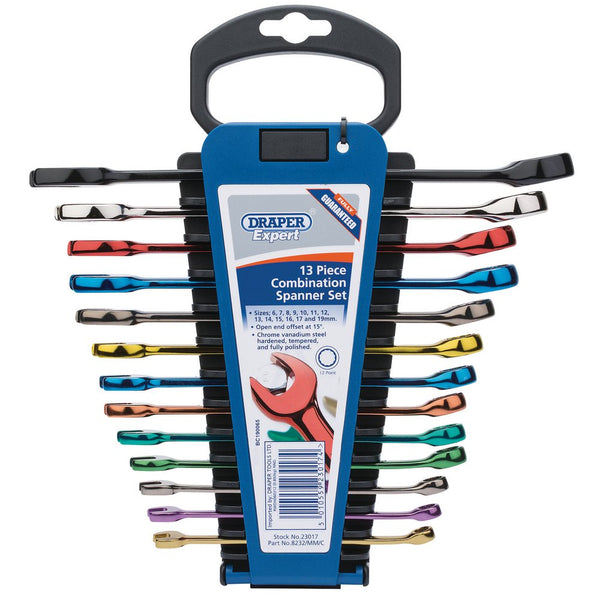 Hi-Torq Metric Coloured Combination Spanner Set (13 Piece) - 23017