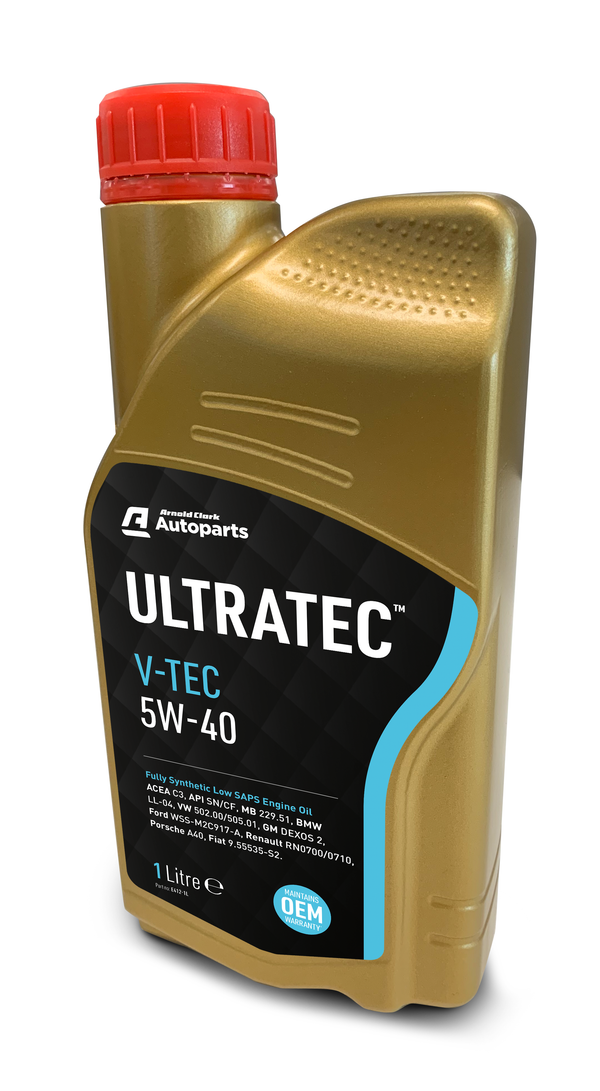 Ultratec VTEC 5W40 Oil 1Litre - E412-1L