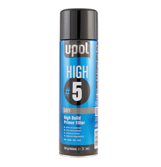 Upol High Build Primer Grey 450ML - HIGHG/AL