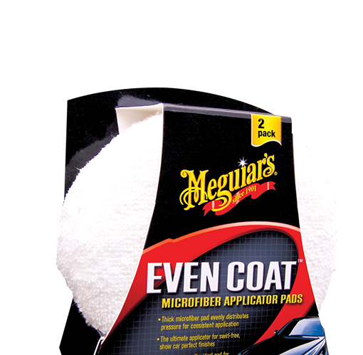 Meguiar's X3080EU Even Coat 5" Microfiber Applicator Pads 2 Pack