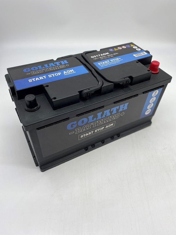 Goliath G017 AGM - 017 AGM 90Ah 850A Start Stop Battery - 3 Year Warranty