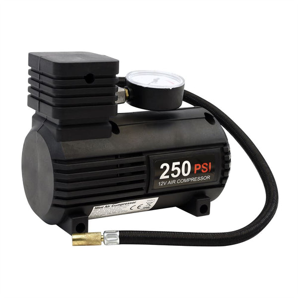 Streetwize 250PSI 12V Compact Analogue Air Compressor - SWAC1