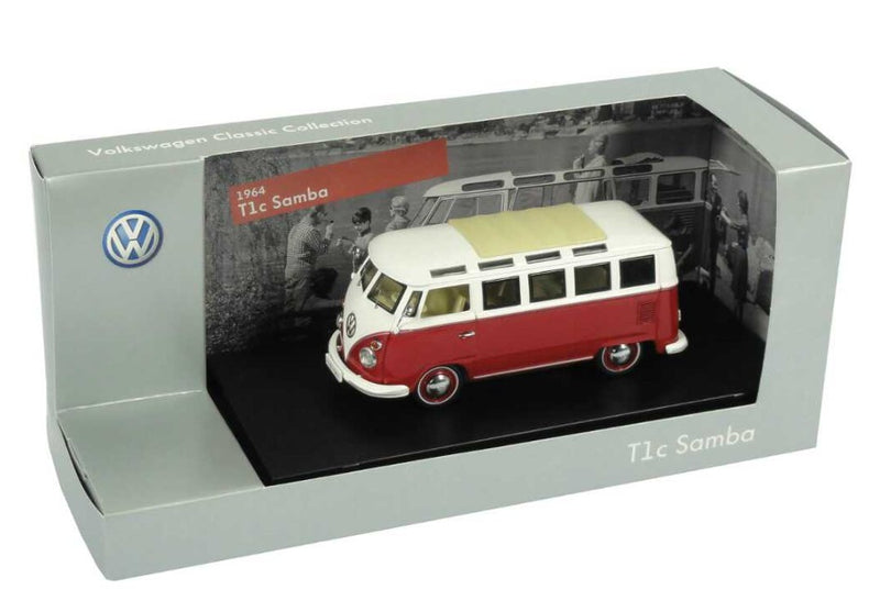 Genuine Volkswagen T1 Samba 1964 Model Car 1:43 Red - 231099300EY3D