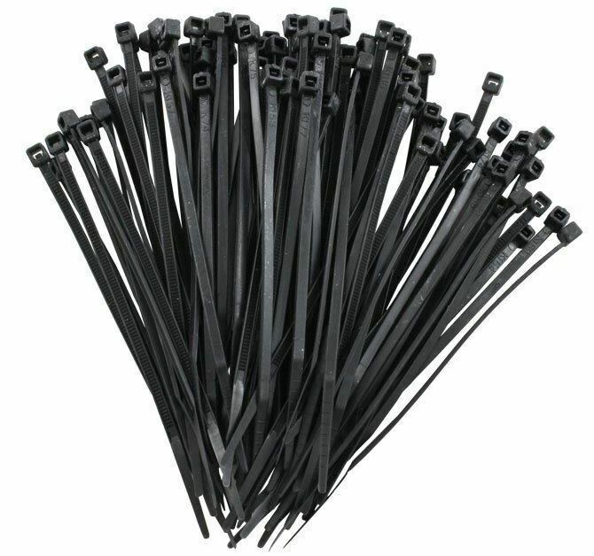 Quest Assorted Black Cable Ties (200) - 245201