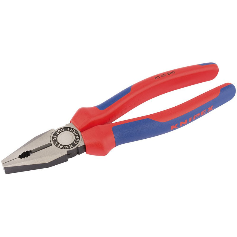 Knipex 03 02 200 SBE 200mm Combination Pliers - Heavy Duty Handle - 69575