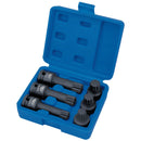 1/2" Sq. Dr. Impact Spline Bit Set (6 Piece) - 28881