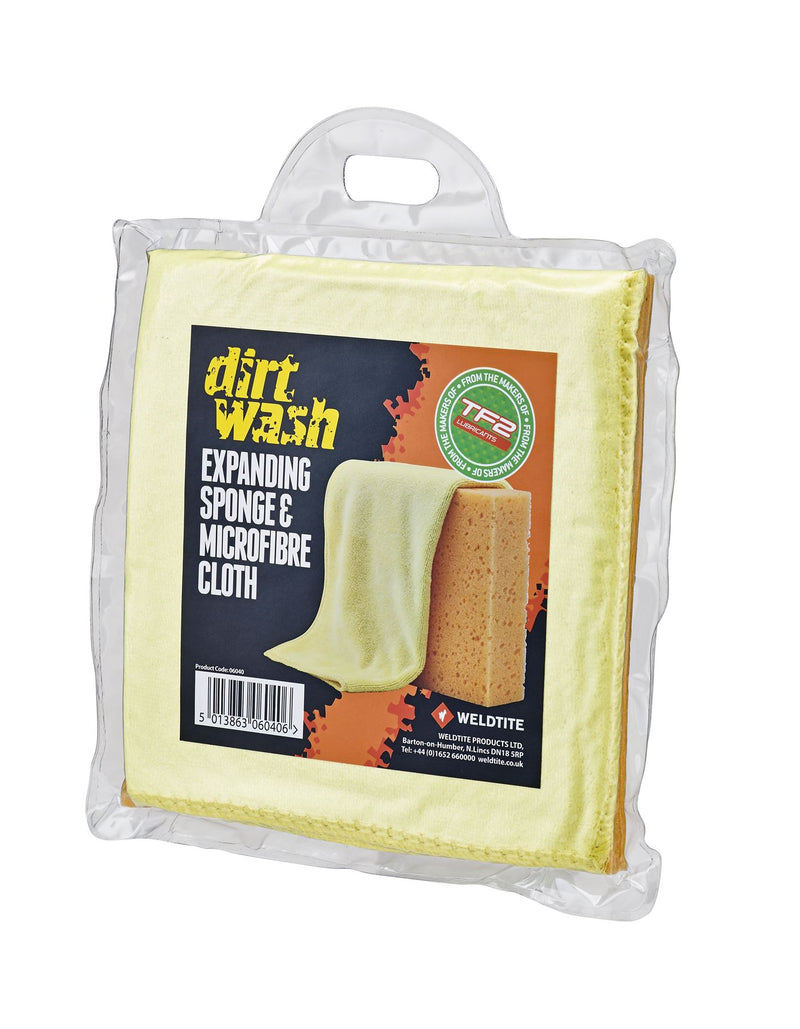 Dirtwash 6040 EW Expanding Sponge & Microfibre Cloth