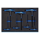 T' Handle Ball End Hexagon Key Set in 3/4 Drawer Eva Insert Tray (7 Piece) - 63503