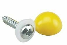 Quest Yellow Dome No Plate Screws (100) - 975316