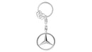 Mercedes-Benz Key Ring Brussels Silver