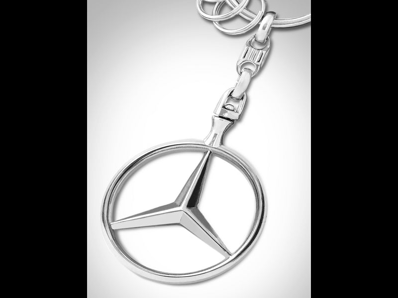 Mercedes-Benz Key Ring Brussels Silver