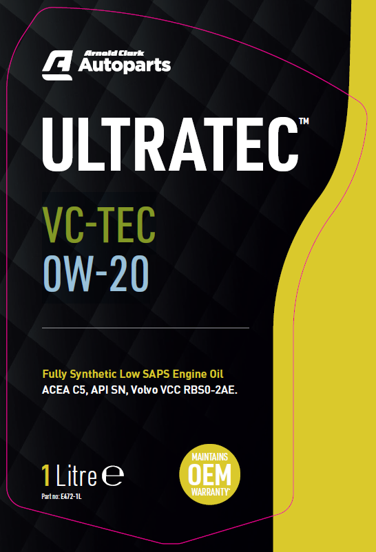 Ultratec VC-TEC 0W-20 1 Litre - E472-1L