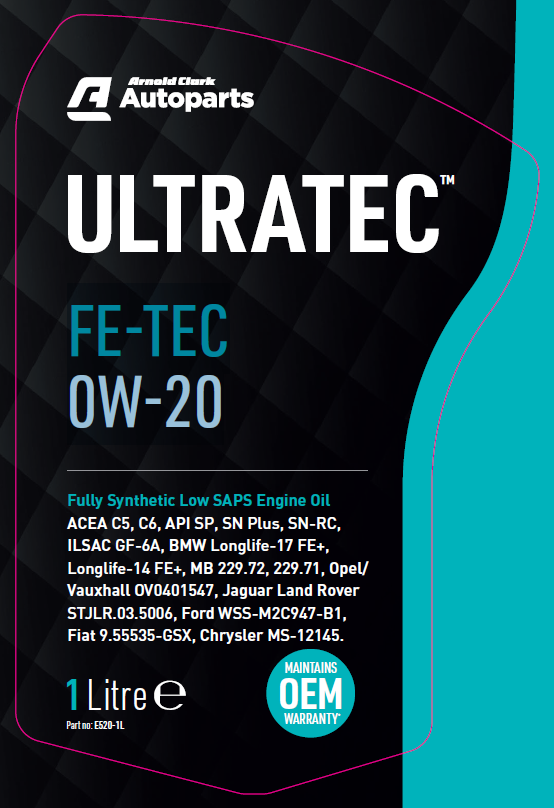 Ultratec FE-TEC 0W-20 1 Litre - E520-1L