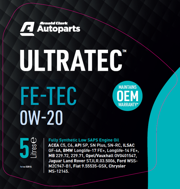 Ultratec FE-TEC 0W-20 5 Litre - E520-5L