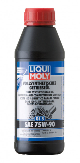 Liqui Moly - Fully Synthetic Gear Oil (GL5) SAE 75W-90  1l - 1414