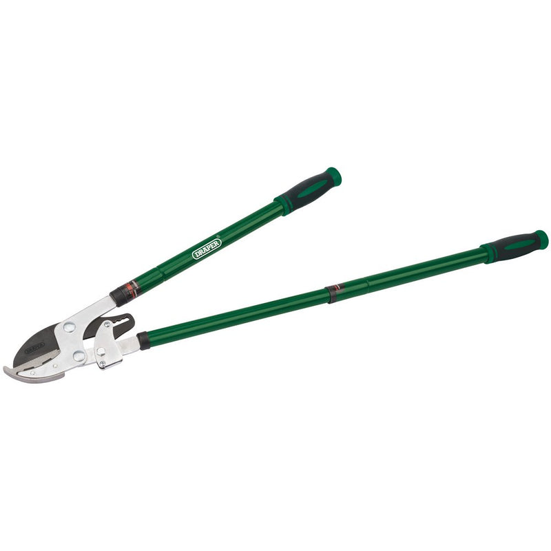 Telescopic Ratchet Action Anvil Loppers with Steel Handles - 36837
