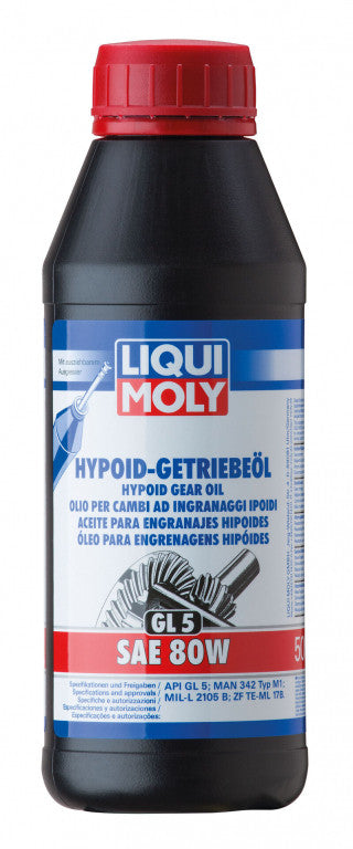 Liqui Moly - Hypoid Gear Oil (GL5) SAE 80W  1l - 1025