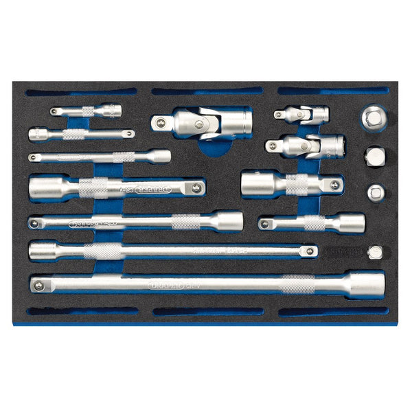 Extension Bar, Universal Joints and Socket Convertor Set - 63530