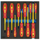 VDE Screwdriver Set in 1/2 Drawer EVA Insert Tray (11 Piece) - 63379