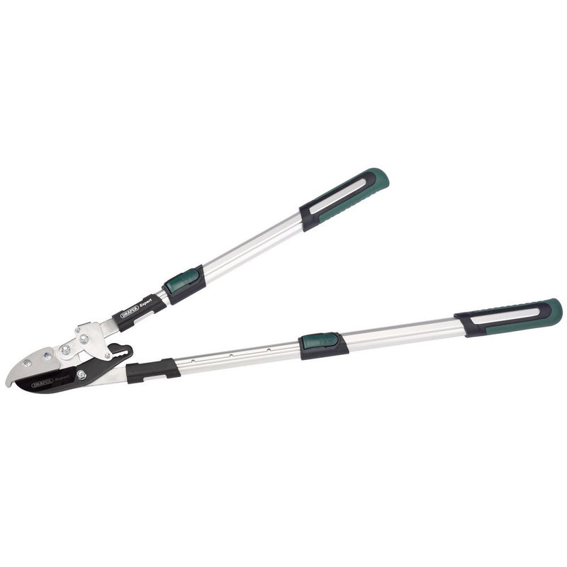 Telescopic Soft Grip Anvil Ratchet Action Loppers with Aluminium Handles - 36826