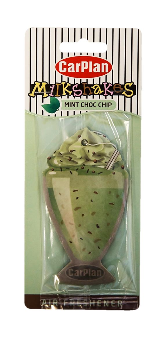 CarPlan Milkshake Air Freshener - Mint Choc Chip