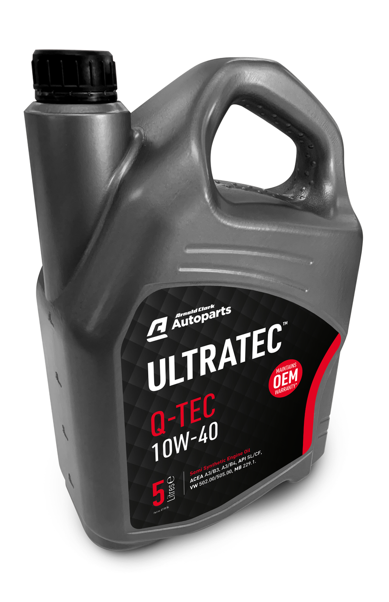 Ultratec QTEC 10W40 Oil 5Litre - E119-5L