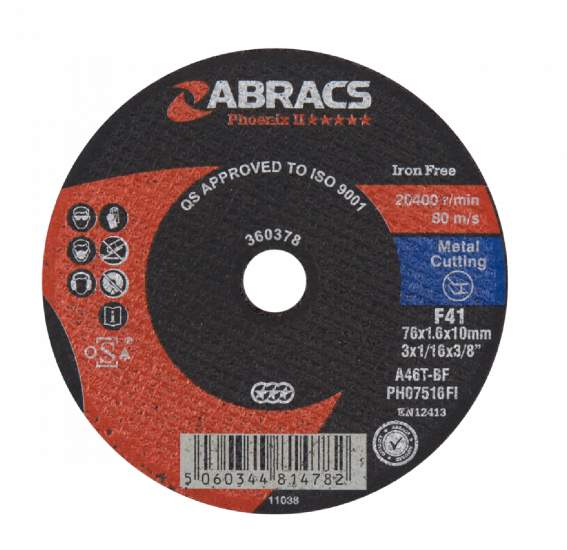 Metal Cut Disc (75mm X 1.6mm) - 835244